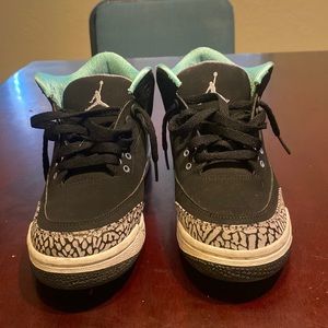 Jordan 7Y “black mint 3’s”